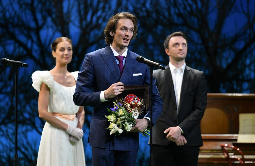 Артист балета Артемий Беляков, ставший лауреатом премии в номинации "Лучшая мужская роль" в категории "Балет/современный танец" за работу "Жизель" (Большой театр, Москва)