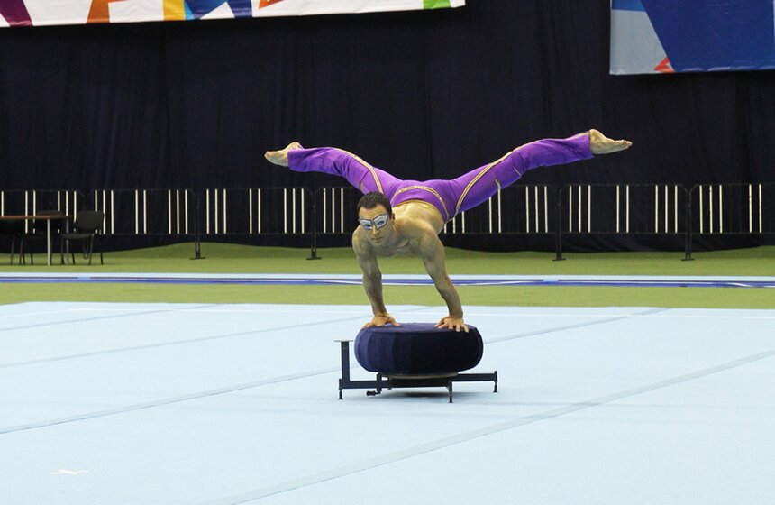 В СК "Олимпийский" стартовал турнир по спортивной гимнастике 11 фото