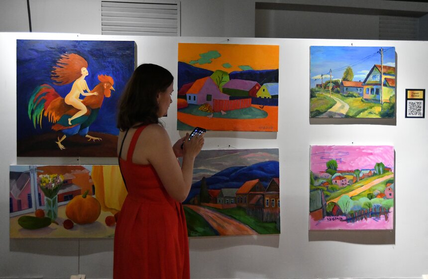 В ArtNovi Space открылась выставка современного искусства Arts&Fashion Week 2021 12 фото