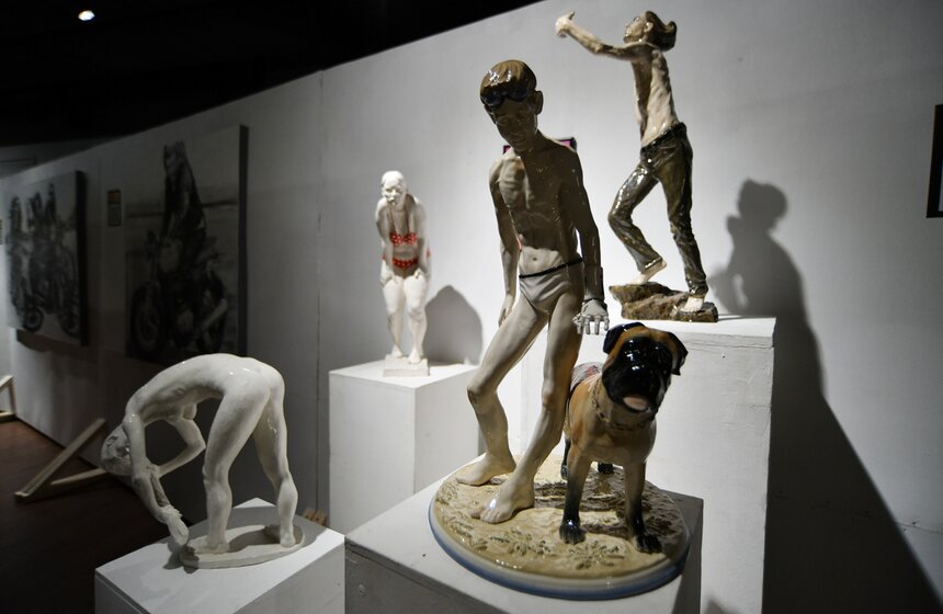 В ArtNovi Space открылась выставка современного искусства Arts&Fashion Week 2021 10 фото