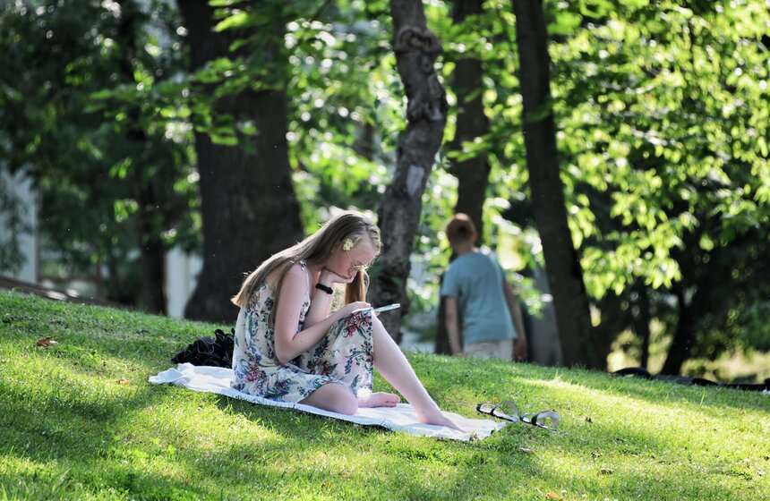 Как Москва переживает аномальную жару 15 фото