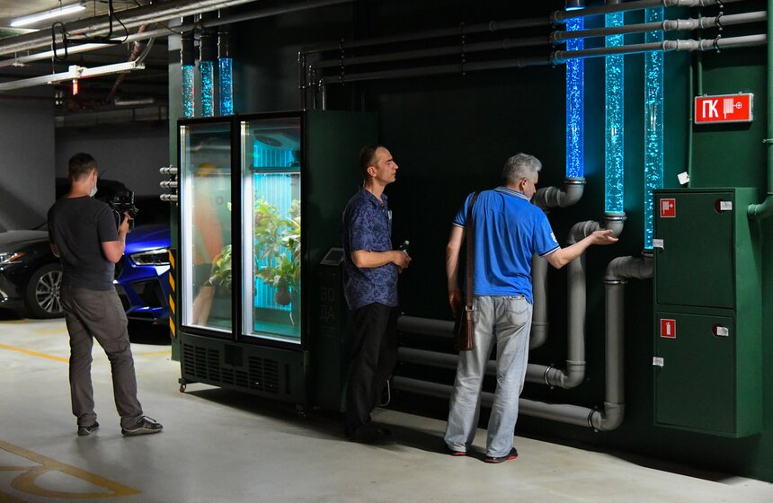 В "Зарядье" появилась инсталляция Марины Звягинцевой 14 фото