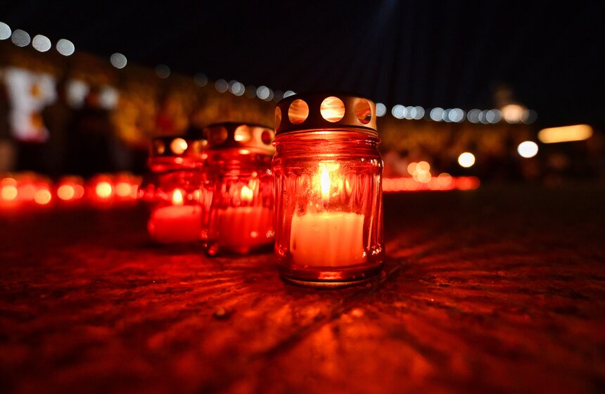 В Москве прошла акция "Свеча памяти" к 80-летию с начала ВОВ 15 фото