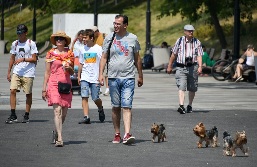 В Москве продолжается аномальная жара 29 фото