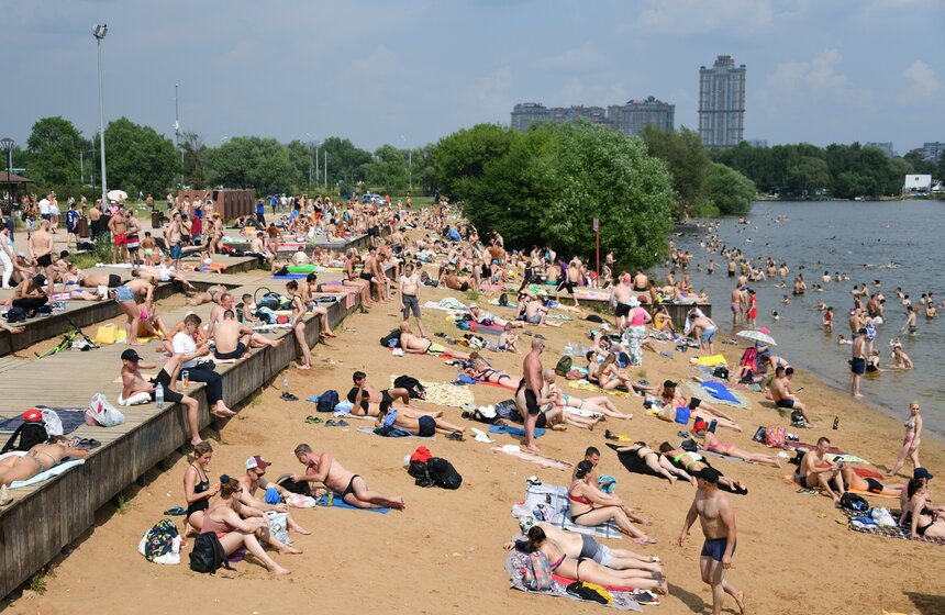 В Москве продолжается аномальная жара 12 фото