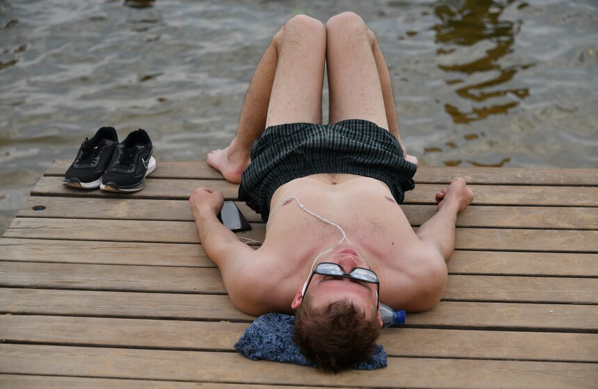 В Москве продолжается аномальная жара 4 фото