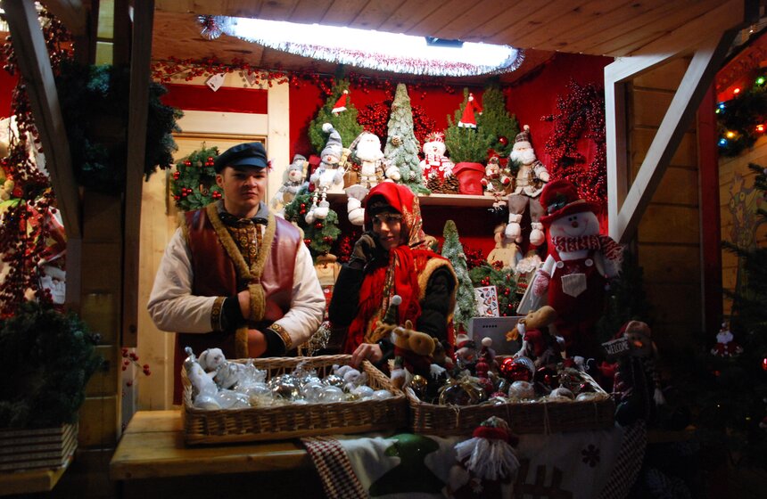 На Красной площади открылась Рождественская ярмарка 7 фото