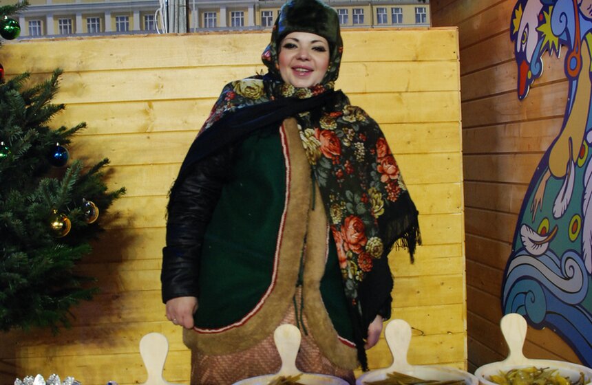 На Красной площади открылась Рождественская ярмарка 11 фото