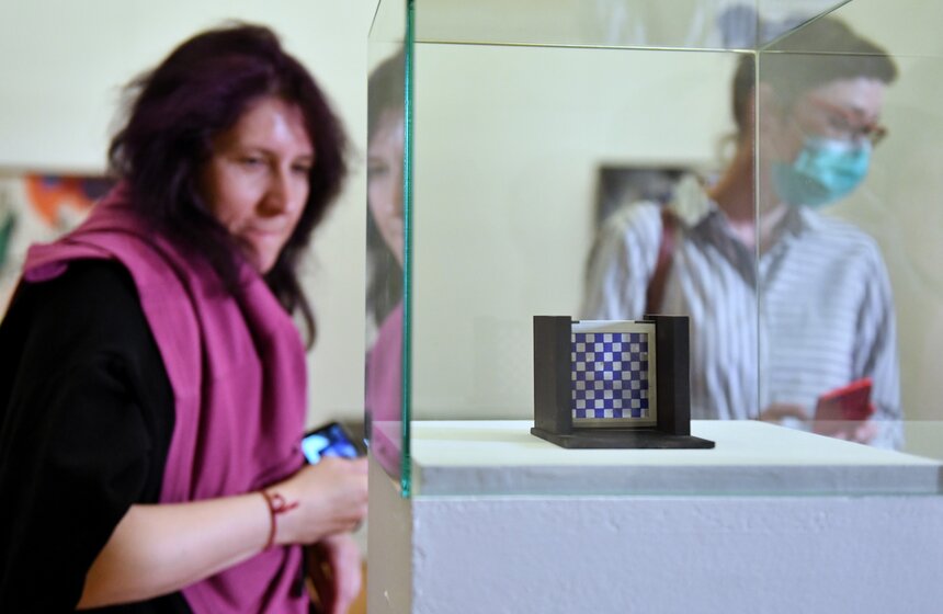 В Новой Третьяковке открылась выставка "Вячеслав Колейчук. Живая линия" 28 фото