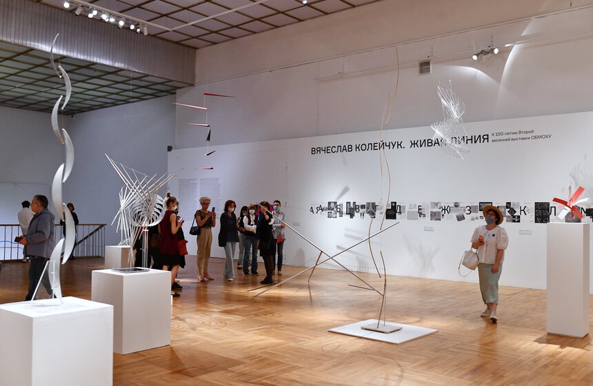 В Новой Третьяковке открылась выставка "Вячеслав Колейчук. Живая линия" 17 фото