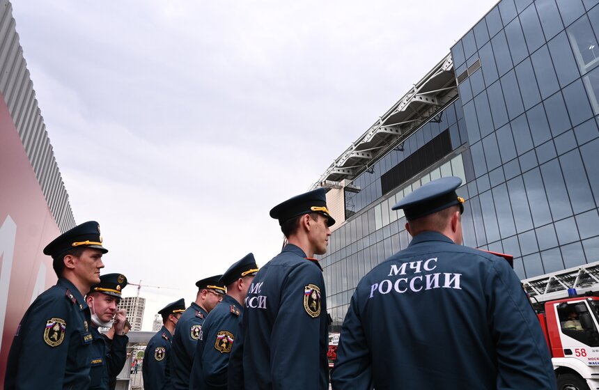 В Москве прошли демонстрационные учения МЧС России 28 фото