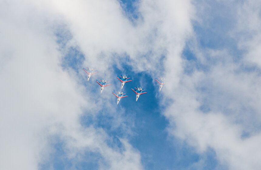 "Русские витязи" и "Стрижи" отпраздновали юбилей 9 фото