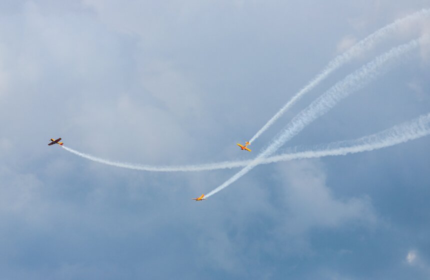 "Русские витязи" и "Стрижи" отпраздновали юбилей 18 фото