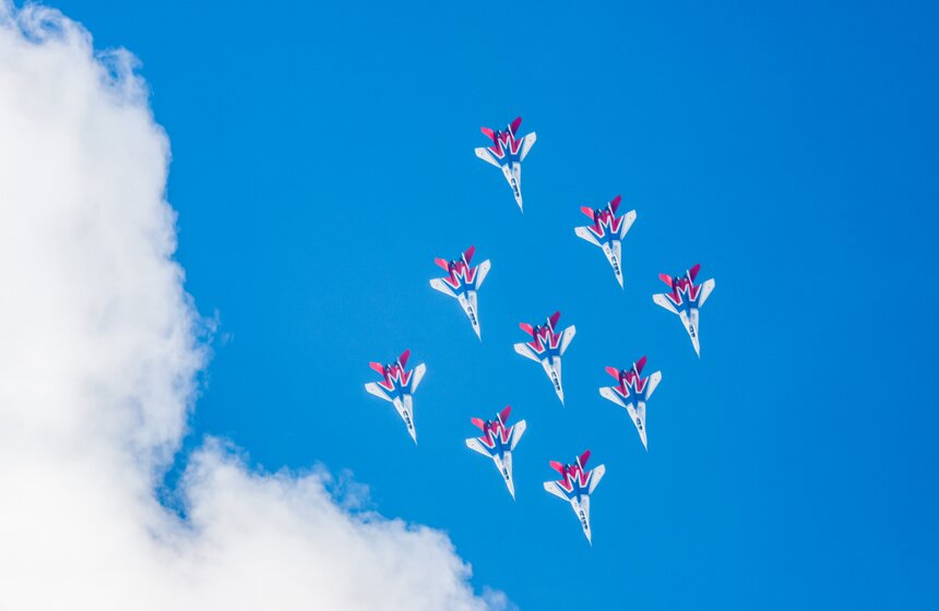 "Русские витязи" и "Стрижи" отпраздновали юбилей 3 фото