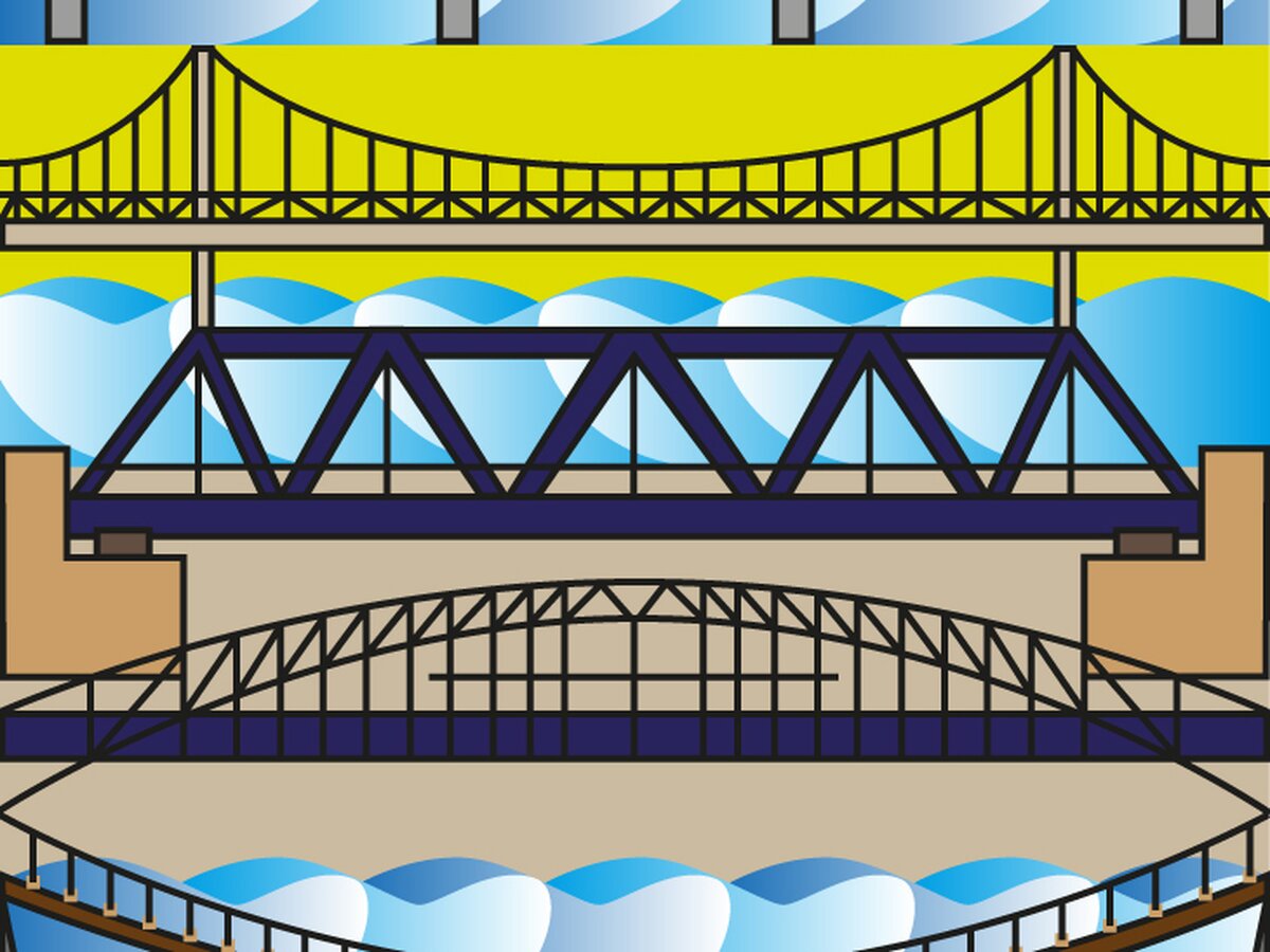 Виды мостов в строительстве - 89 фото