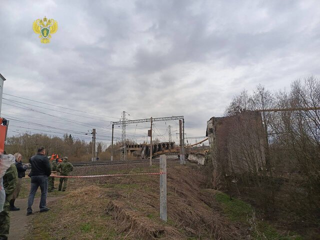 Ряд поездов проследует в обход из-за обрушения моста в Вязьме