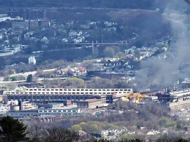 Atlas News: пожар произошел на заводе по изготовлению снарядов в США