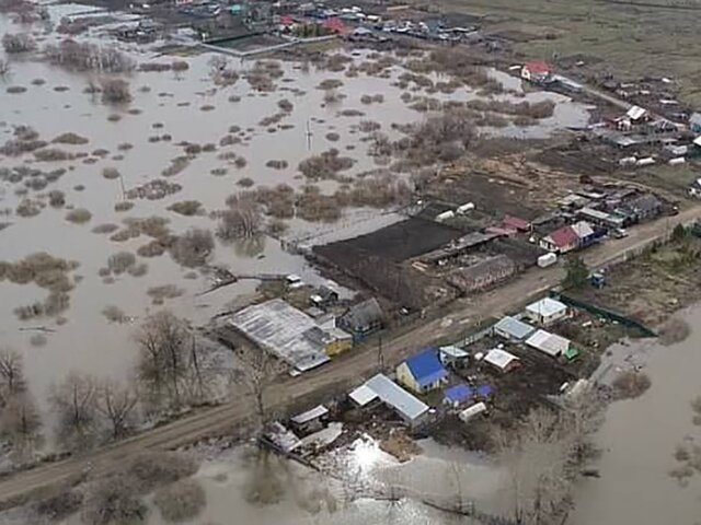 Уровень воды в реке Тобол у Кургана снизился до 1011 сантиметров