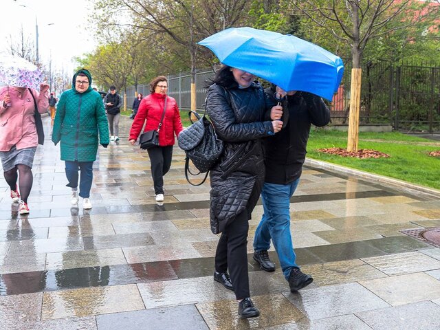 Сильный ветер ожидается в Москве до конца дня