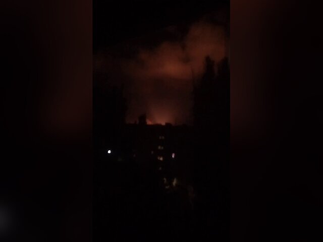 На Волгоградском НПЗ после падения дрона произошел пожар