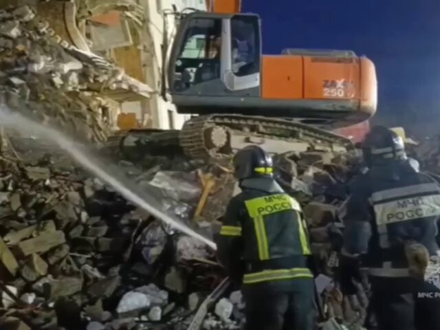 Спасательные работы на месте обрушения дома в Белгороде завершены