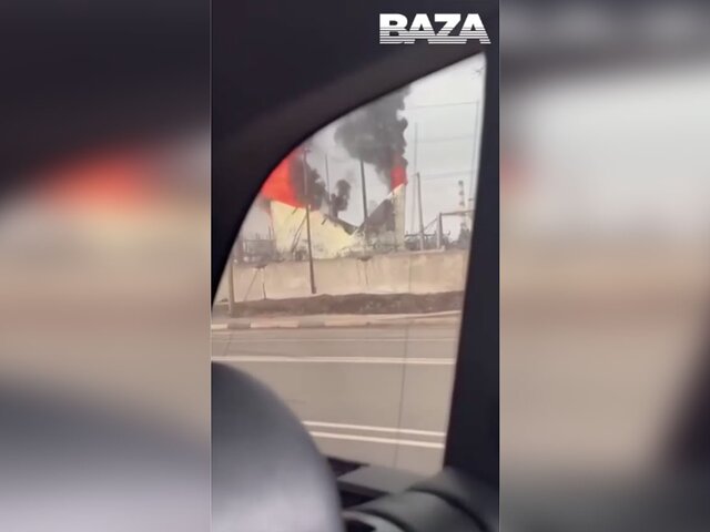 Два пожарных поезда задействовали для тушения резервуаров в Курской области