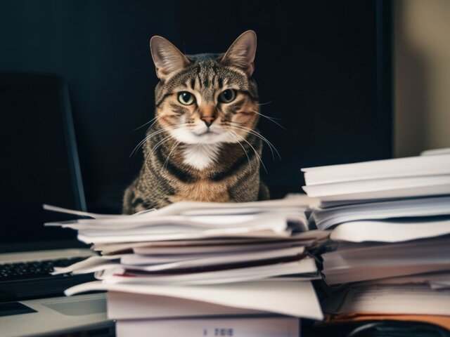 Москвичи рассказали, что хотели бы видеть кошек в офисе