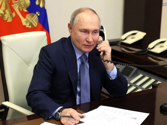 Путин поздравил руководство Крыма с 10-летием воссоединения полуострова с Россией