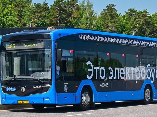 Электробусы появились на маршруте 485 в ТиНАО