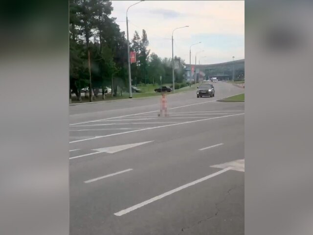 Ребенок в одном подгузнике и шлепанцах бегал по дороге в Тюм