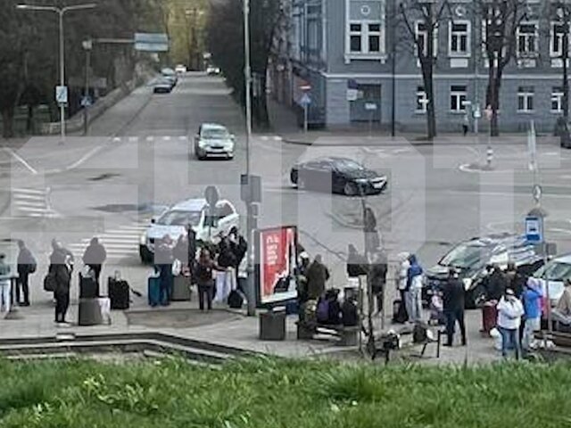 На КПП 