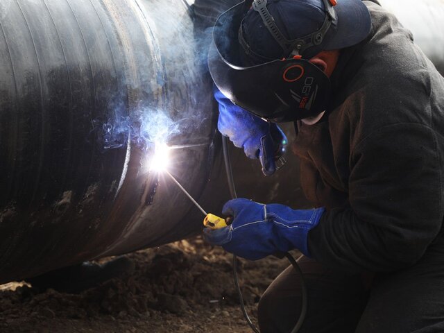 Газопровод высокого давления проложили на юго-западе Москвы