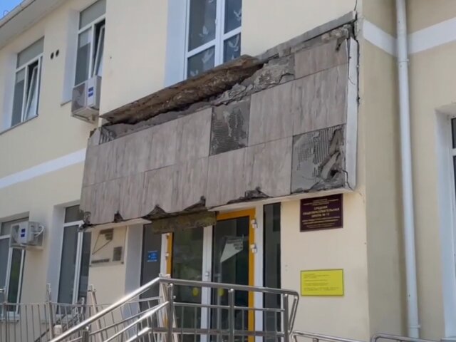 Из больницы Севастополя выписали всех пострадавших при обрушении балкона в школе
