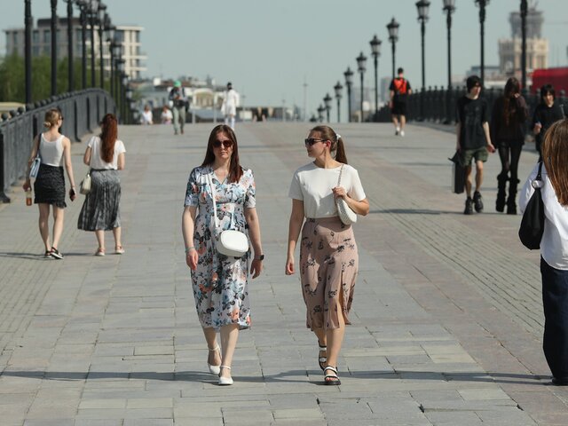 Небольшая облачность и до 32 градусов жары ожидаются в Москве 19 мая