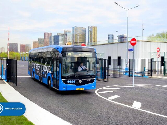 В Москве появилась новая конечная станция для электробусов 