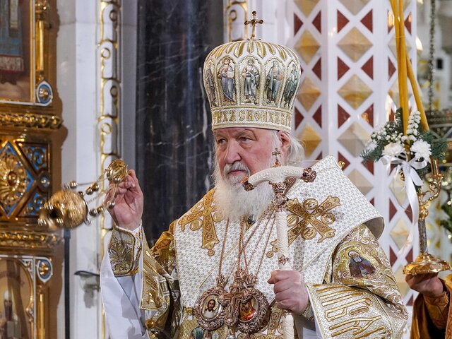 Собянин поздравил патриарха Кирилла с днем тезоименитства