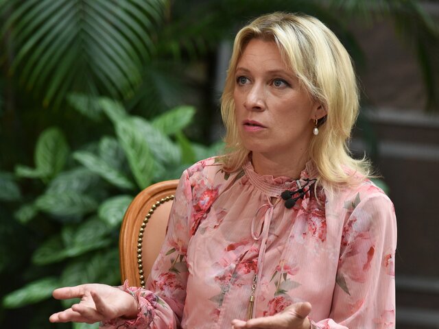 Захарова ответила на обвинения в адрес РФ в создании фейков с Пашиняном