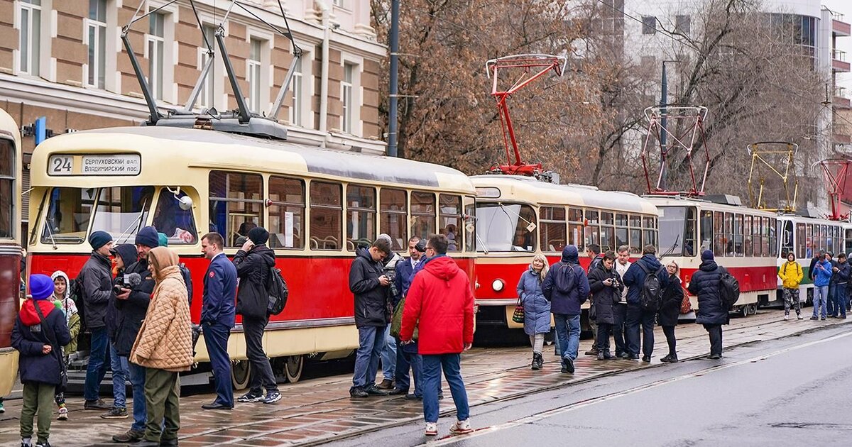 Парад трамваев пройдет в Москве 4 апреля Парад трамваев пройдет в Москве 4 апреля
