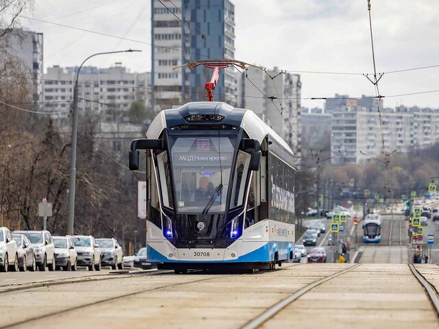 Цветное отображение номеров маршрутов внедрили на Московских трамвайных диаметрах