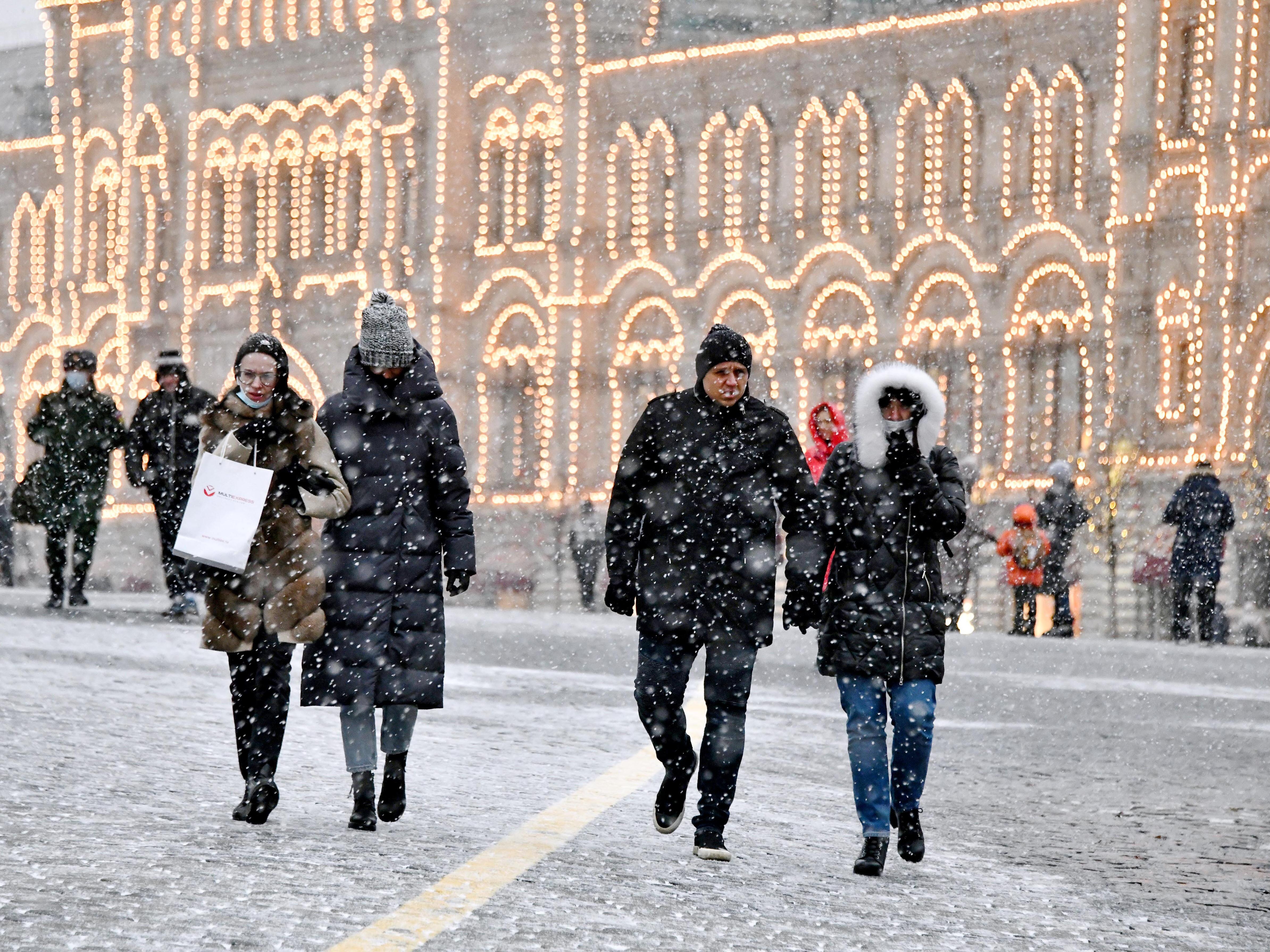 Первый снег москва