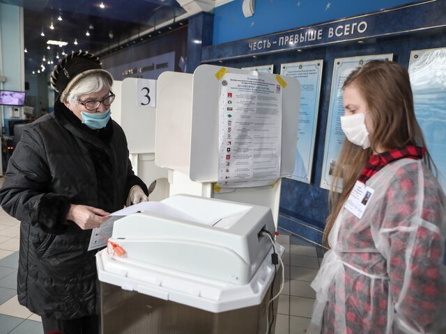 Итоги голосования отменили на трех участках в Крыму, Калмыкии и Петербурге