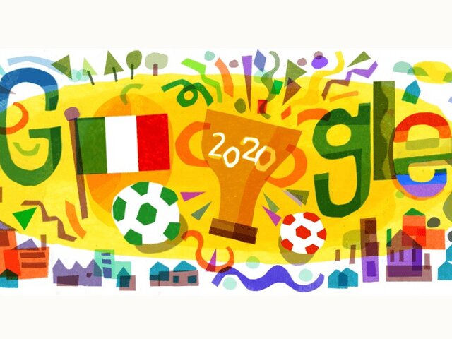 Итальянский Google посвятил дудл победе на Евро-2020