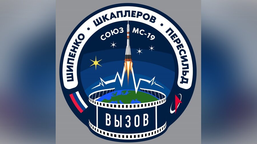 Представлена эмблема полета для съемки первого художественного фильма на МКС - Vimarsana News