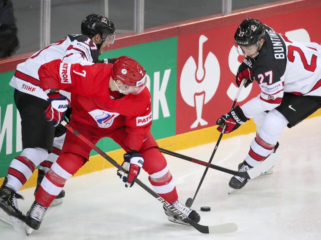 Сборная России уступила канадцам в четвертьфинале чемпионата мира по хоккею