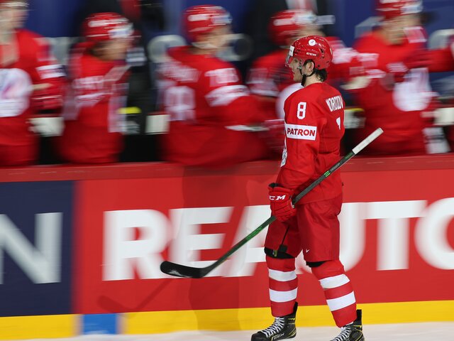 Россия обыграла Данию на чемпионате мира по хоккею в Риге