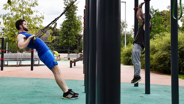 Бег на природе [Упражнения бег на улице]