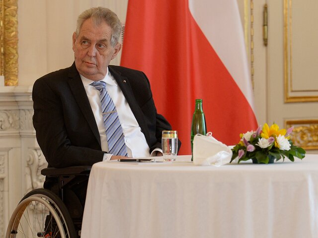Состояние здоровья президента Чехии оценивается как стабильное – СМИ