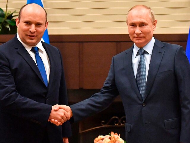 Путин предложил премьер-министру Израиля посетить Санкт-Петербург