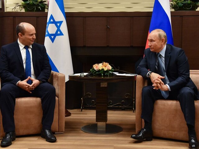 Президент РФ и премьер Израиля обсудили ситуацию на Украине