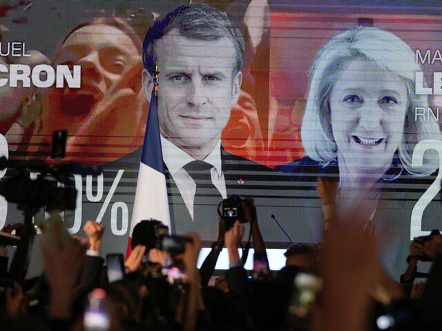 Макрон лидирует в первом туре выборов во Франции, набрав 28,5% голосов – экзитпол